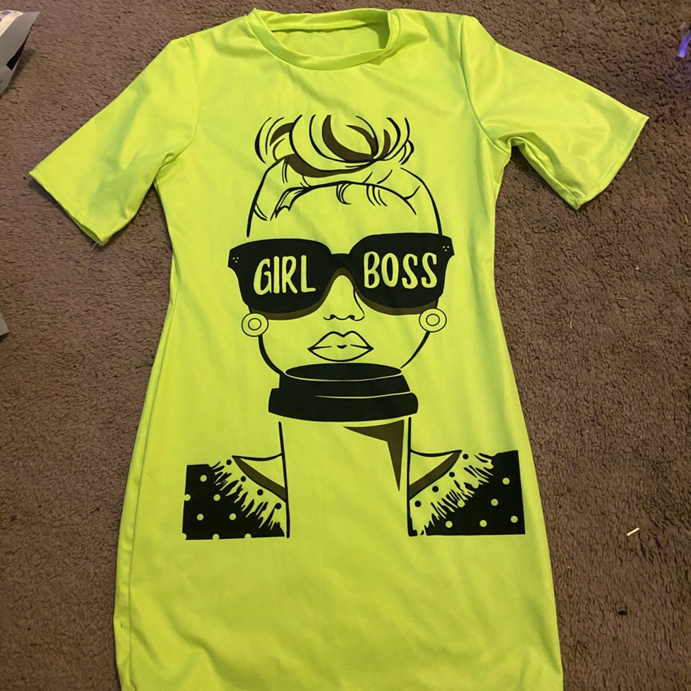 Girl Boss T-Shirt Dress